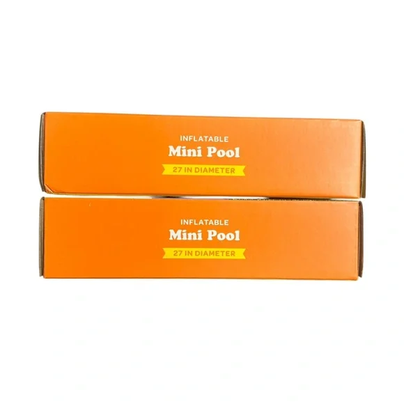 NWT Inflatable Ring Set of Two Sun Squad Outdoor Pools - Picture 2 of 3